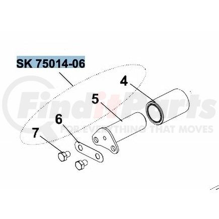 JOST SK75014-06 Fifth Wheel Fitting - Kit