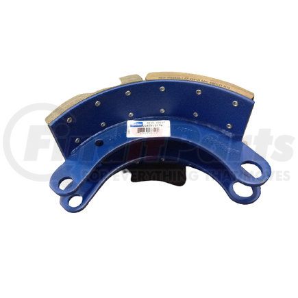 HALDEX GG4591SFTJ - drum brake shoe kit - rear, new, 2 brake shoes, with hardware, fmsi 4591, for dana (standard forge) early ft applications | new 2 shoes/hardware,2020 grade material, fmsi 4591 | drum brake shoe kit