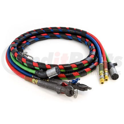 Tramec Sloan 451275 3-in-1 Wrap with Red & Blue Hose, 13.5', MAXXGrips, Sonogrip ABS with Straight & Angled Ends