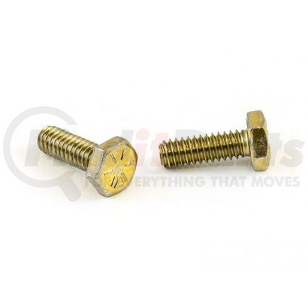 Tramec Sloan 423001P Bolt, Hex Cap Screw, 1/4 x 5/8 UNC, Grade 8, Yellow Zinc, Pkg 100