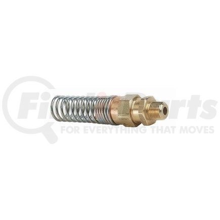 Phillips Industries 12-042 Air Brake Air Hose Fitting - 3/8 in. Pipe Thread, with Spring Guard, fits 1/2 in. Hose