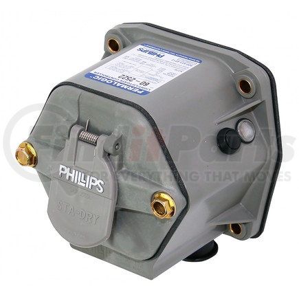 Phillips Industries 60-2620 Trailer Nosebox Assembly - without Circuit Breakers, Composite Nosebox