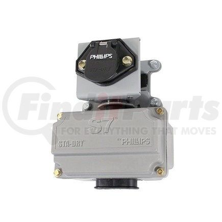 Phillips Industries 16-9530PL Trailer Nosebox Assembly - 30 Amp Circuit Breakers, Permalogic Dome Lamp Controller