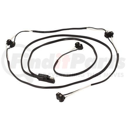 Phillips Industries 36-9601-024 Trailer Wiring Harness - Rear "T" Module, 2 ft., Lower I.D. Lamps and 2 ft. License Lamp