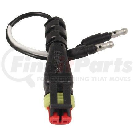 Phillips Industries 51-96310-25 Marker Light Connector - 2 Pin Amp Connector with Sta-Dry Molded Boot