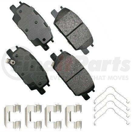 Akebono ACT956 Brake Pad Kit Akebono ACT956 Brake Pad Kit
