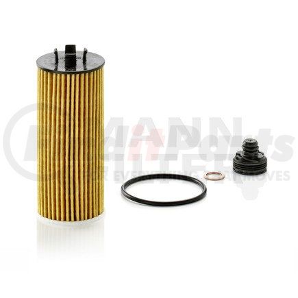 MANN+HUMMEL Filters HU6015ZKIT MANN-FILTER BASE Cartridge Lube Metal Free Filter