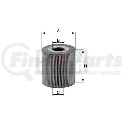 MANN+HUMMEL Filters HU718/4X MANN-FILTER BASE Cartridge Lube Metal Free Filter