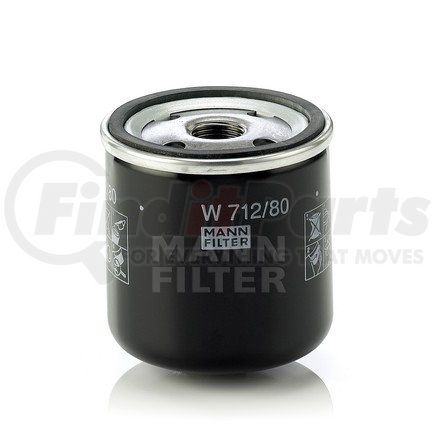 MANN+HUMMEL Filters W712/80 MANN-FILTER BASE Spin-On Lube Filter
