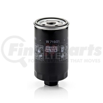 MANN+HUMMEL Filters W719/21 MANN-FILTER BASE Spin-On Lube Filter