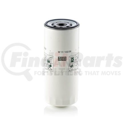 MANN+HUMMEL Filters W11102/36 Spin-on Oil Filter