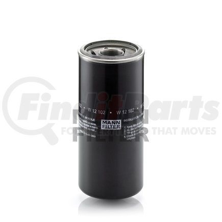 MANN+HUMMEL Filters W12102 Spin-On Oil Filter