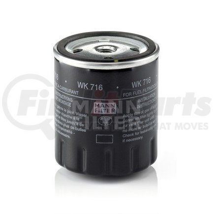 MANN+HUMMEL Filters WK716 MANN-FILTER BASE Spin-On Fuel Filter