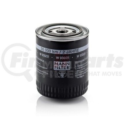 MANN+HUMMEL Filters W930/21 Engine Oil Filter