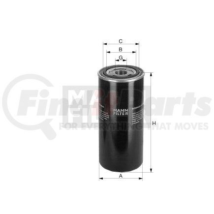 MANN+HUMMEL Filters WD950/2 MANN-FILTER BASE Spin-On Hydraulic Filter