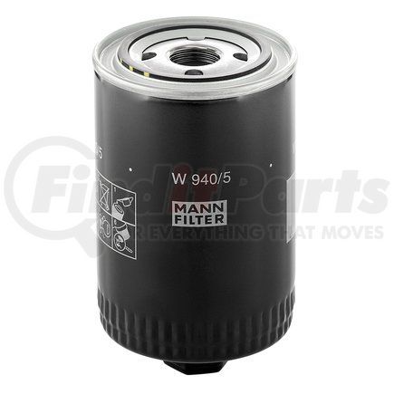 MANN+HUMMEL Filters W940/5 MANN-FILTER BASE Spin-On Lube Filter