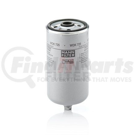 MANN+HUMMEL Filters WDK725 MANN-FILTER BASE Spin-On Fuel/Water Separator Filter