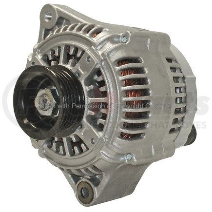 MPA Electrical 13690 Alternator - 12V, Nippondenso, CW (Right), with Pulley, Internal Regulator