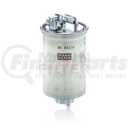 MANN+HUMMEL Filters WK842/4 MANN-FILTER BASE Fuel (Complete In-Line) Filter