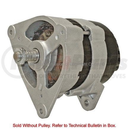 MPA Electrical 14037 Alternator - 12V, Lucas, CW (Right), without Pulley, Internal Regulator