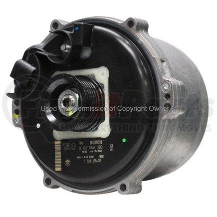MPA Electrical 15498 Alternator - 12V, Bosch, CW (Right), with Pulley, Internal Regulator