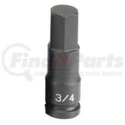 Grey Pneumatic 2924F 1/2" Drive x 3/4" Hex Driver