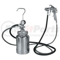 Astro Pneumatic 2PG8S 2 Quart Pressure Pot with Silver Gun and Hose, 1.7mm Nozzle