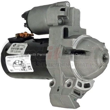 MPA Electrical 19579 Starter Motor - 12V, Bosch, CW (Right), Permanent Magnet Gear Reduction