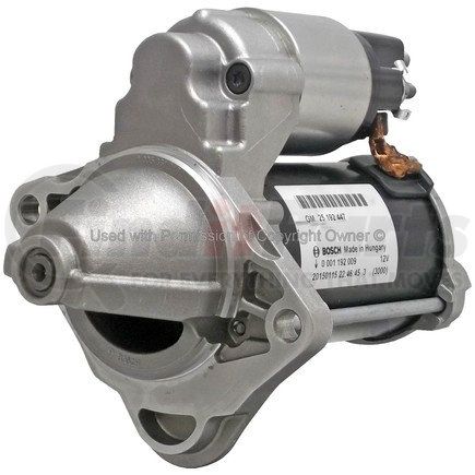 MPA Electrical 19589 Starter Motor - 12V, Bosch, CW (Right), Permanent Magnet Gear Reduction