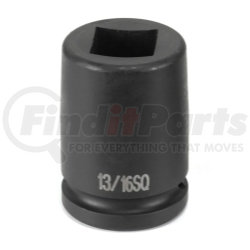 Grey Pneumatic 3313S 3/4" Drive x 13/16" 4 Point Square Budd Impact Socket