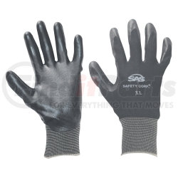 SAS Safety Corp 640-1910 Pawz™ Nitrile Coated Palm Gloves, XL