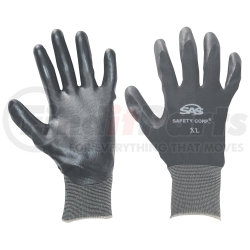 SAS Safety Corp 640-1909 Pawz™ Nitrile Coated Palm Gloves, L