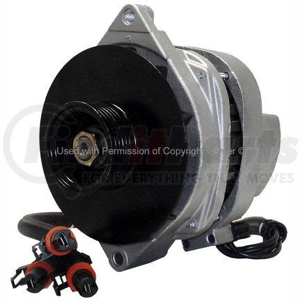 MPA Electrical 8170610 Alternator - 12V, Delco, CW (Right), with Pulley, Internal Regulator