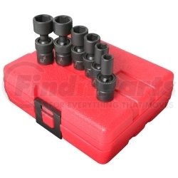 Sunex Tools 1813 1/4" Drive SAE Universal Impact Socket Set, 6 Pc.