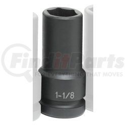 Grey Pneumatic 4036DT 1" Drive x 1-1/8" Extra-Deep Thin-Wall Impact Socket