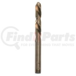 Hanson 30516 Left Hand Mechanics Length Cobalt High Speed Steel Drill Bit - 1/4"