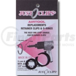 Just Clips 750-5 5 Pack, 3/4 in. Anvil Retainer Clip Refill Pack