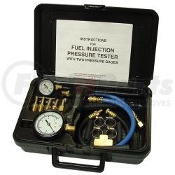 SG TOOL AID 33980 Fuel Injection Pressure Tester with Two Gages in Molded Plastic Storage Case