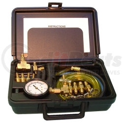 SG TOOL AID 36250 Multi-Port Fuel Injection Pressure Tester For Domestic And Foreign Vehicles In Molded Plastic Storage Case