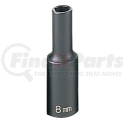 Grey Pneumatic 1008MD 3/8" Drive x 8mm Deep Impact Socket