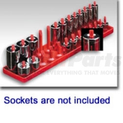 Hansen Global 3801 3/8" Drive SAE Socket Holder (Sockets Sold Separately)