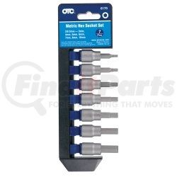 OTC Tools & Equipment 6170 7 pc. Metric Hex Bit Socket Set