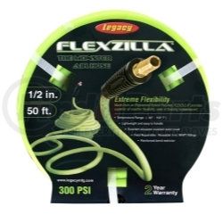 Legacy Mfg. Co. HFZ1250YW3 1/2" X 50' Flexzilla® ZillaGreen™ Air Hose with 3/8" Ends