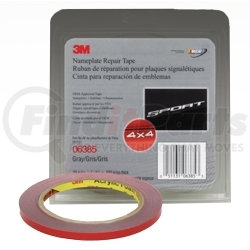 3M 6385 Nameplate Repair Tape 06385, Gray, .236" x 5 Yds, 30 mil