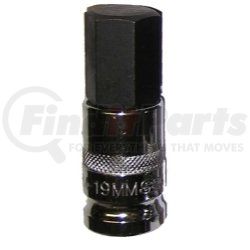 Vim Tools HM-19MM 19mm Hex Bit, 1/2" Sq Dr Bit Holder