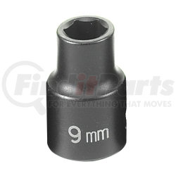 Grey Pneumatic 1009M 3/8" Drive x 9mm Standard Impact Socket