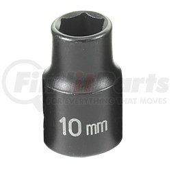 Grey Pneumatic 1010M 3/8" Drive x 10mm Standard Impact Socket