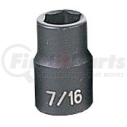 Grey Pneumatic 1014R 3/8" Drive x 7/16" Standard Impact Socket