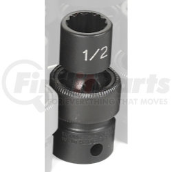 Grey Pneumatic 1116U 3/8" Drive x 1/2" 12 Point Standard Universal Socket