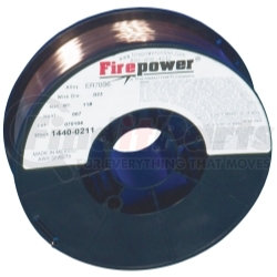Firepower 1440-0211 .023" Mild Steel Solid Wire, 11 lb Spool